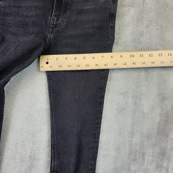 Zara Jeans Womens Size 2 Charcoal Gray Skinny High Rise Join Life Stretch Denim - Picture 6 of 10